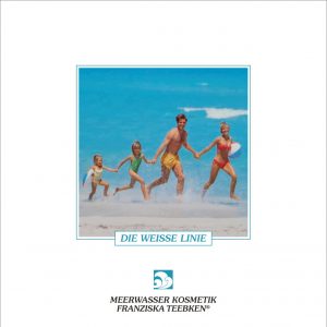 Meerwasserkosmetik Prospekt weiße Linie